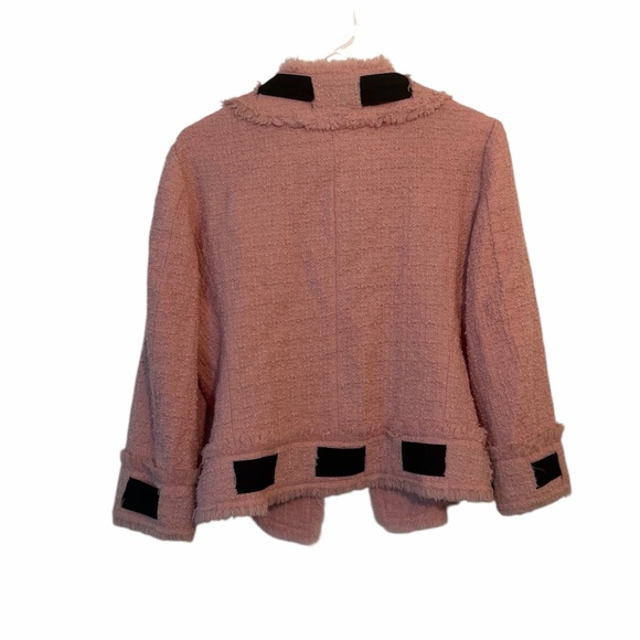 Moschino Cheap and Chic pink and black tweed jacket - Picture 6 of 14